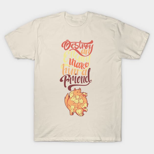 Make Friends T-Shirt by HeyD